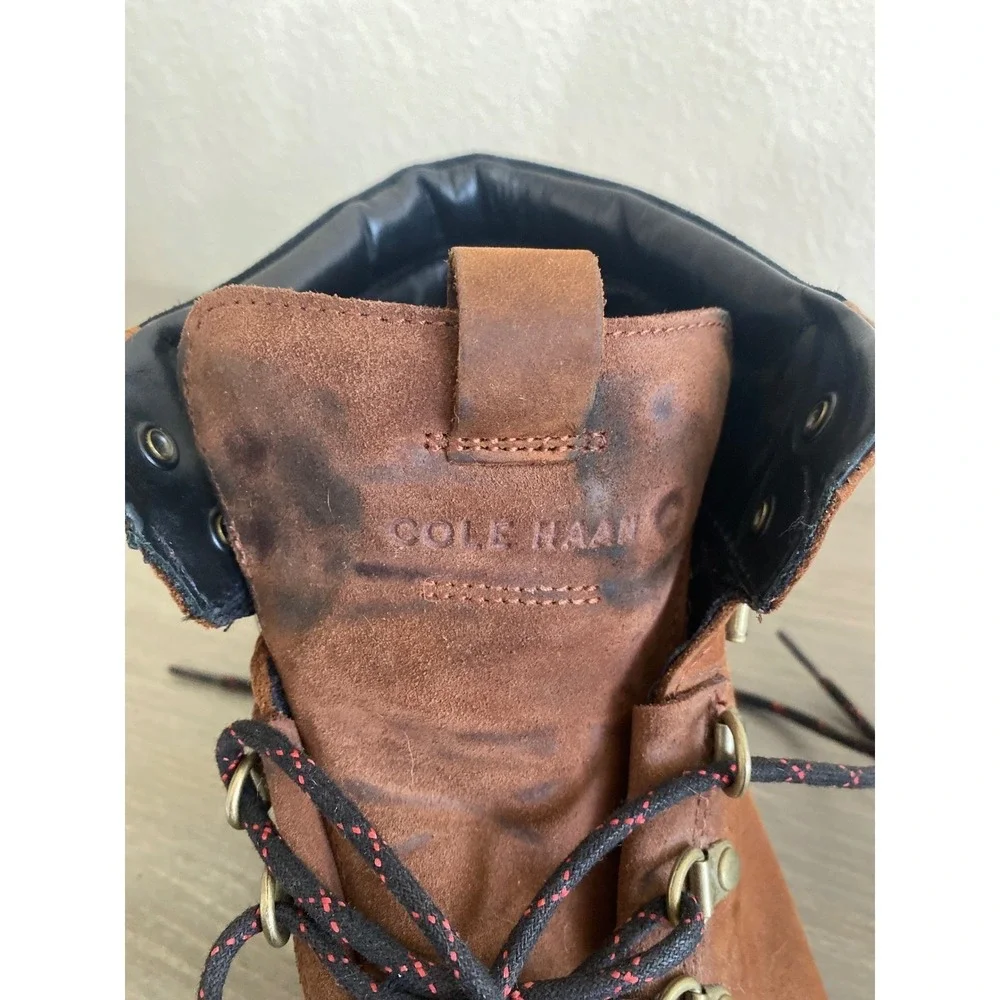 COLE HAAN ZerøGrand‎ Men's Size 12  Brown Black Nubuck Hiker Boots